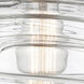 Downtown Urban Natural Ballston Dome 1 Light 7.5 inch Brushed Satin Nickel Mini Pendant Ceiling Light